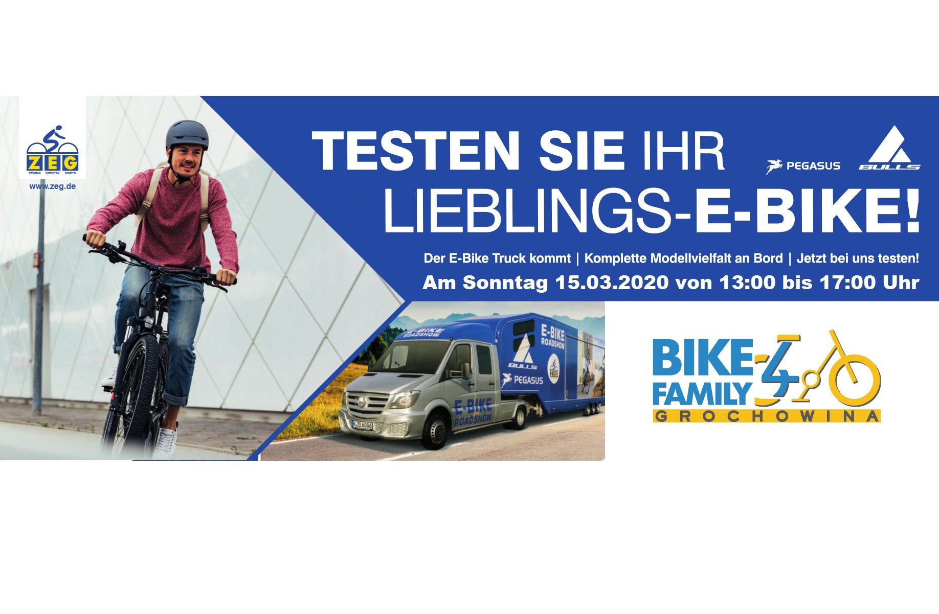 Testen Sie Ihr Lieblings- E-BIKE am 15.03.2020 in Pfaffenhofen